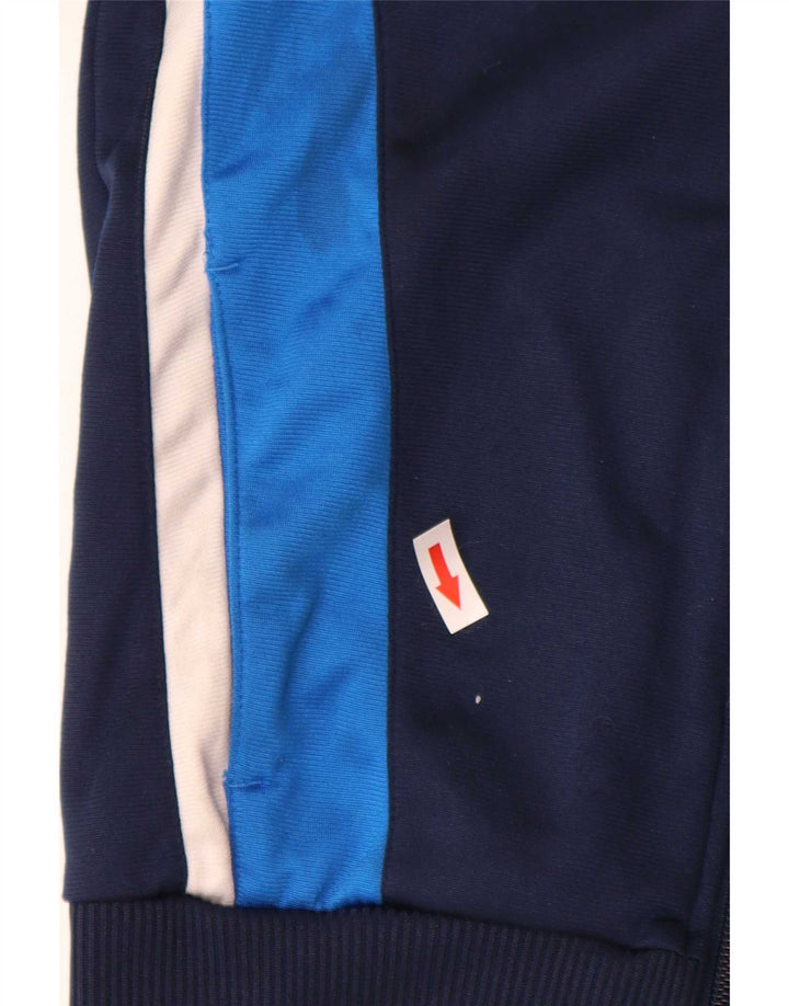 Jaqueta Adidas Meninos Treino Top 7-8 Anos Azul Marinho Colorblock Poliéster