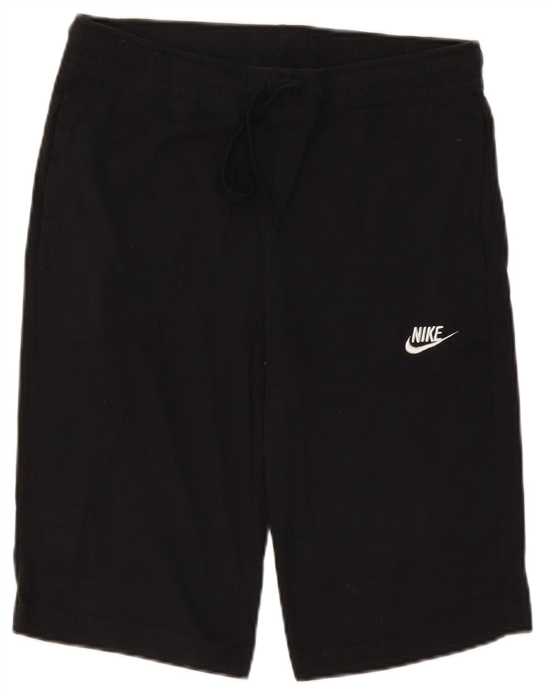 Shorts esportivos masculinos Nike pequenos de algodão preto