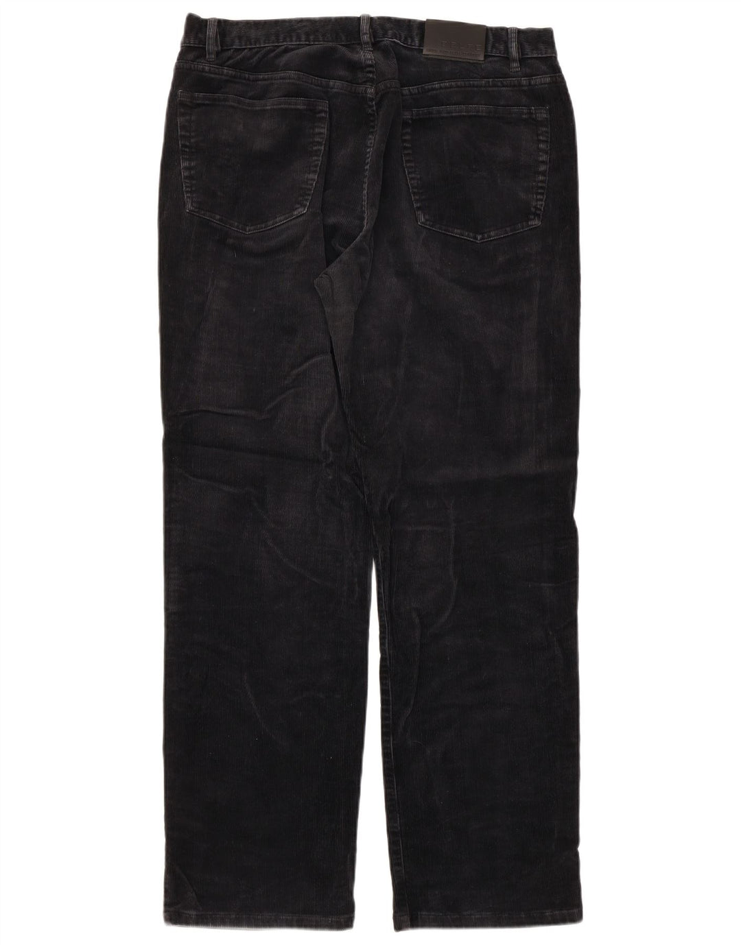 Calça masculina reta de veludo BELFE W34 L29 algodão preto