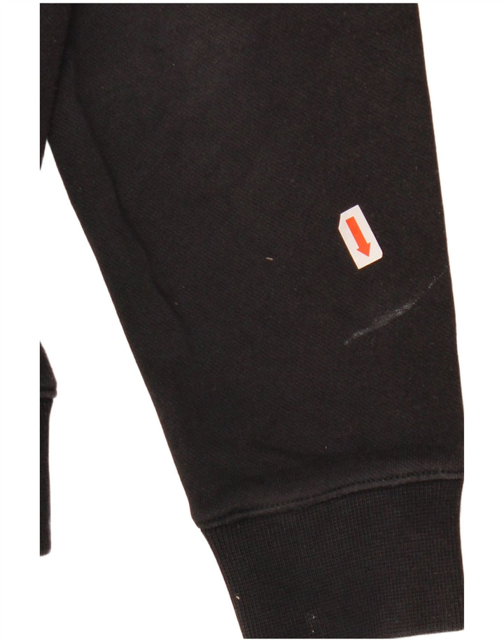 CHAMPION Suéter feminino com capuz oversized UK 6 XS algodão preto