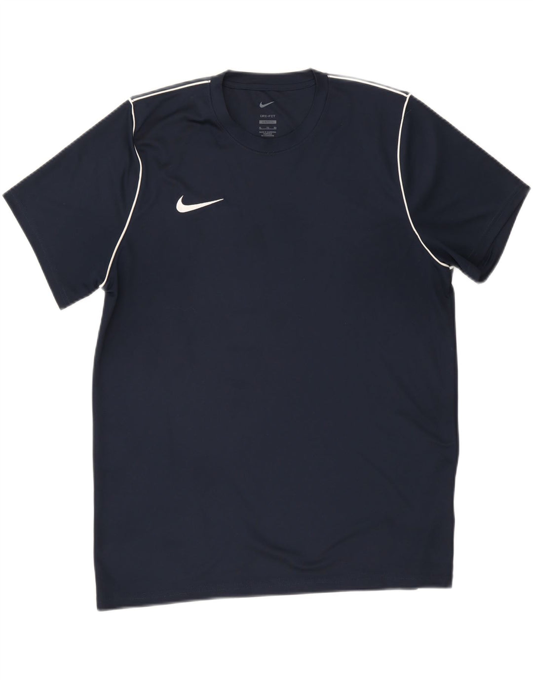 Camiseta masculina Nike Dri Fit Slim Fit Top XL azul marinho poliéster