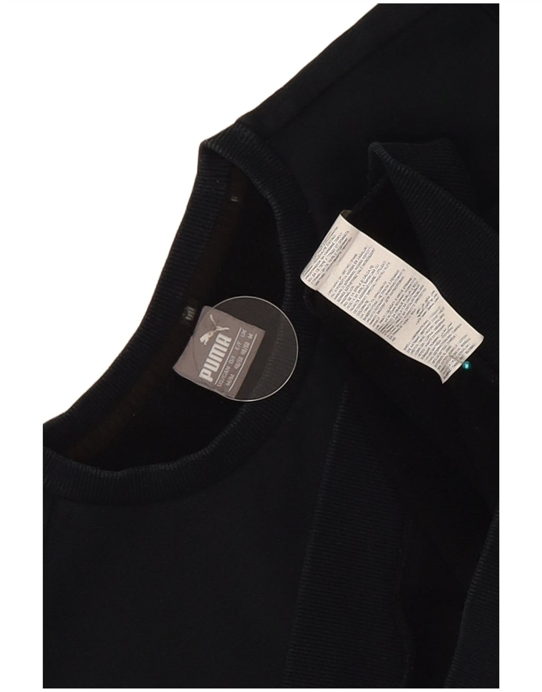 Puma Mens Graphic Moletom Jumper Médio Azul Marinho Algodão