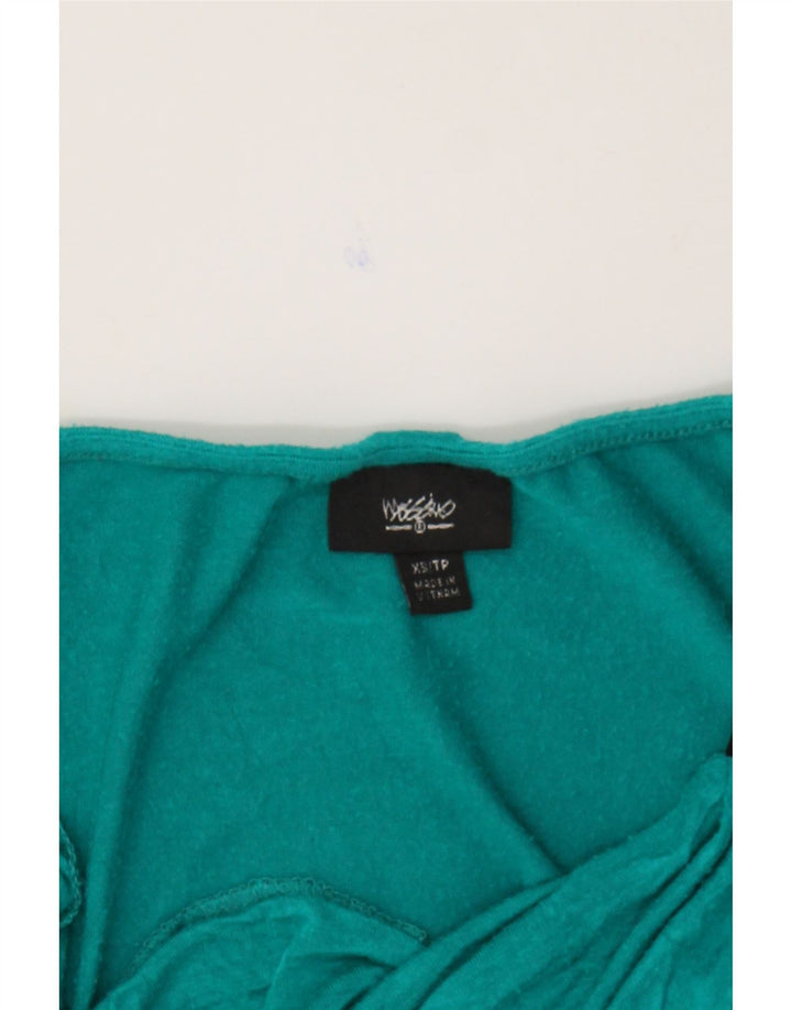 MOSSIMO Womens Sleeveless Maxi Dress UK 6 XS Turquoise Rayon Vintage Mossimo and Second-Hand Mossimo from Messina Hembry 