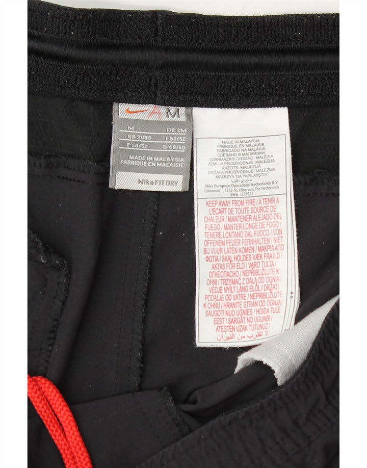 Shorts esportivos masculinos Nike médio cinza colorblock nylon