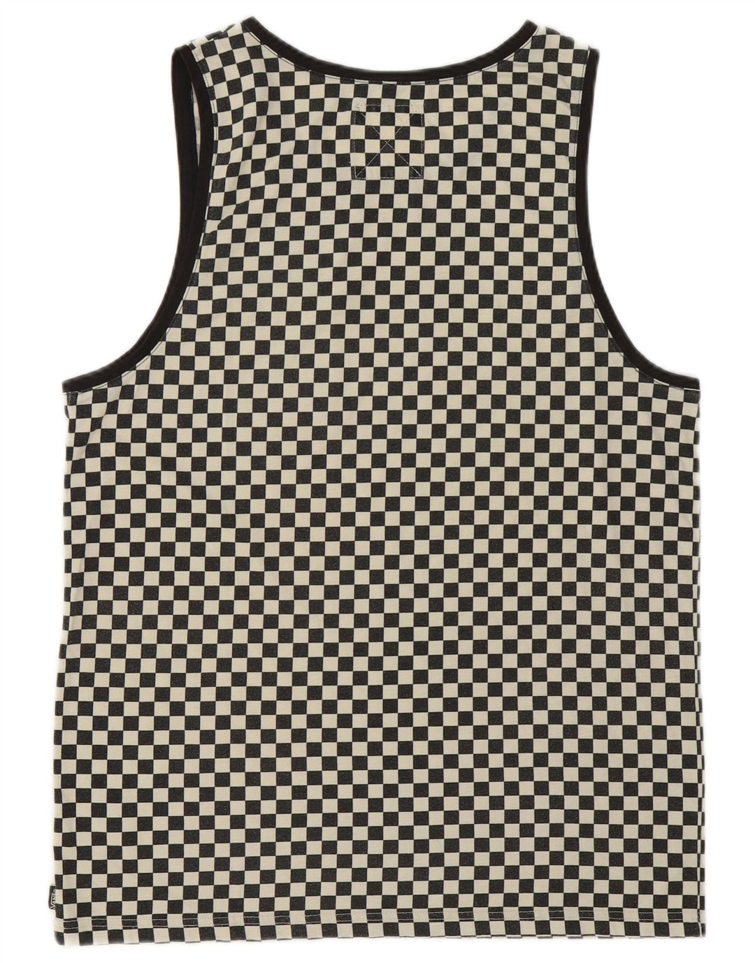 Vans Masculino Colete Top Grande Cinza Geométrico