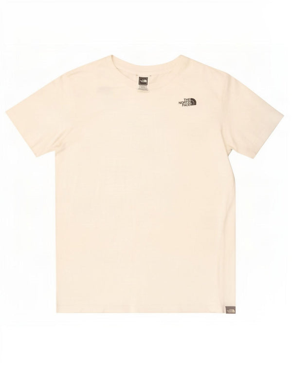 Camiseta The North Face Meninos 14-15 Anos XL Branco Algodão