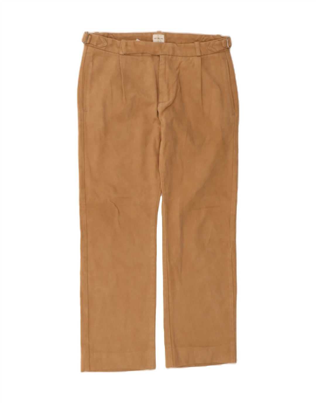 CALVIN KLEIN JEANS Mens Pegged Chino Trousers W33 L29 Brown Cotton Vintage Calvin Klein Jeans and Second-Hand Calvin Klein Jeans from Messina Hembry 