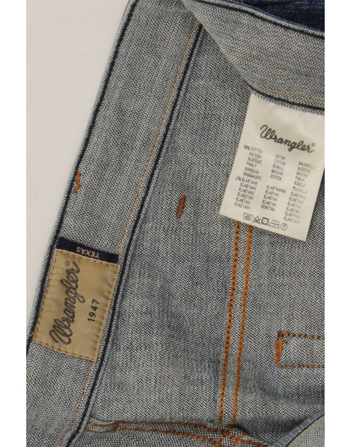 Wrangler Masculino Texas Straight Jeans W40 L34 Azul Algodão