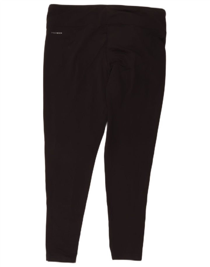 Leggings Reebok Mulher UK 20/22 XL Poliéster Preto