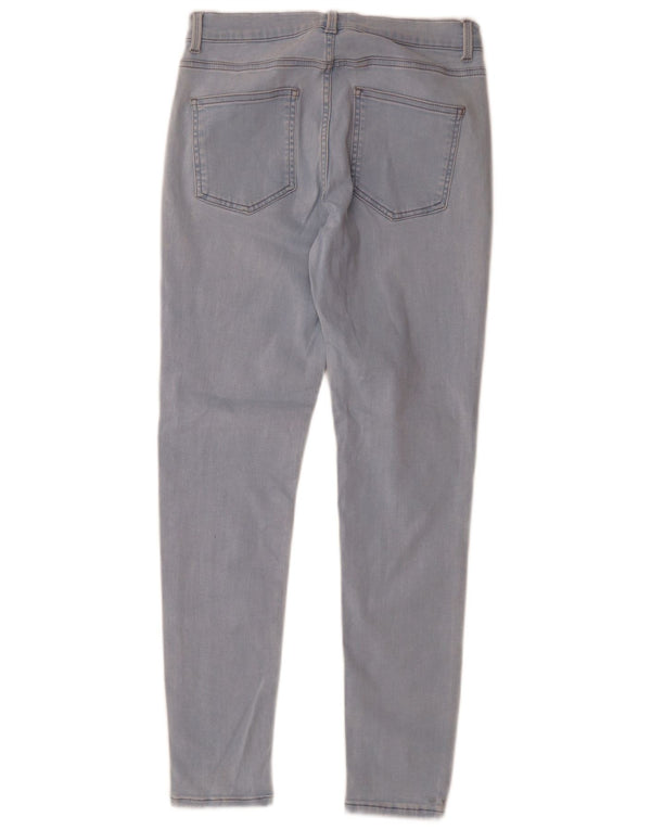 French Connection Jeans feminino slim UK 12 médio W28 L28 algodão azul