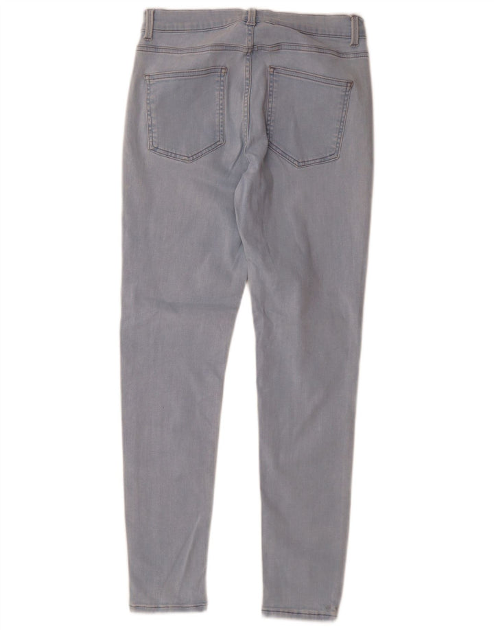 French Connection Jeans feminino slim UK 12 médio W28 L28 algodão azul
