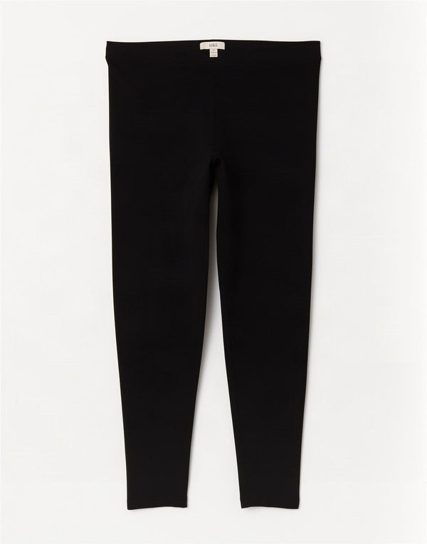 Leggings femininos Marks & Spencer Reino Unido 18 XL azul marinho algodão