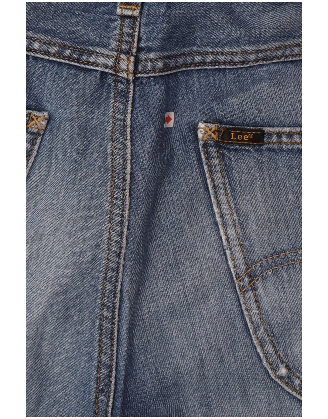 Shorts jeans curtos Lee masculino com 5 bolsos W31 algodão azul médio