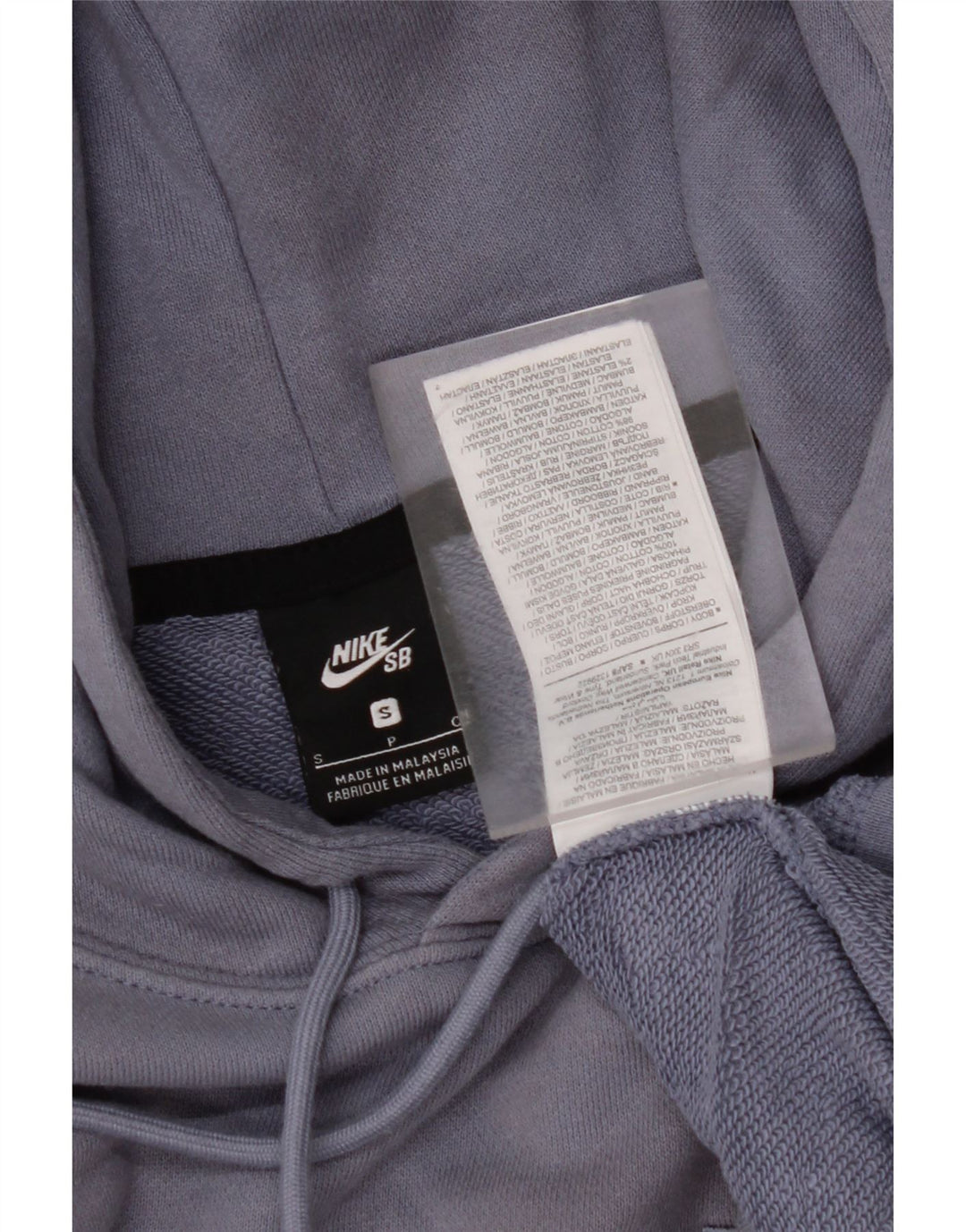 NIKE Mens Graphic Hoodie Jumper Pequeno Roxo Algodão