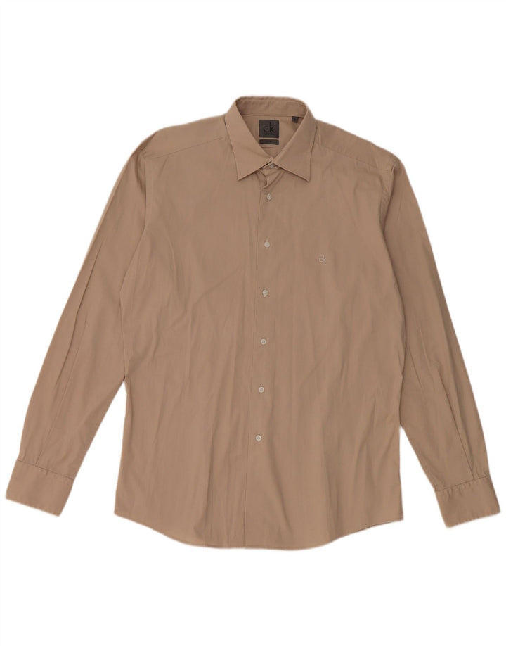 Camisa masculina CALVIN KLEIN Slim Fit XL Bege