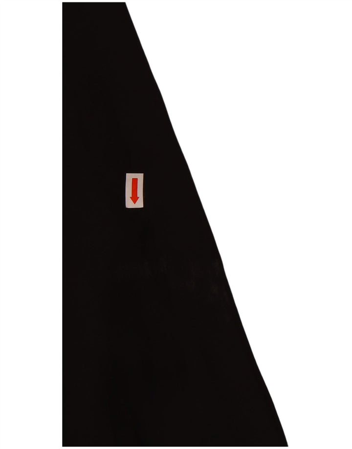 Vestido maxi feminino vintage com babados na frente IT 42 médio preto