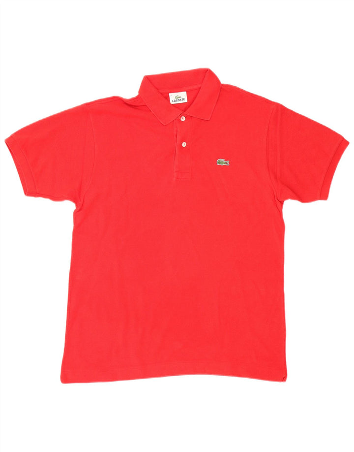 Camisa polo masculina LACOSTE tamanho 4 vermelho médio