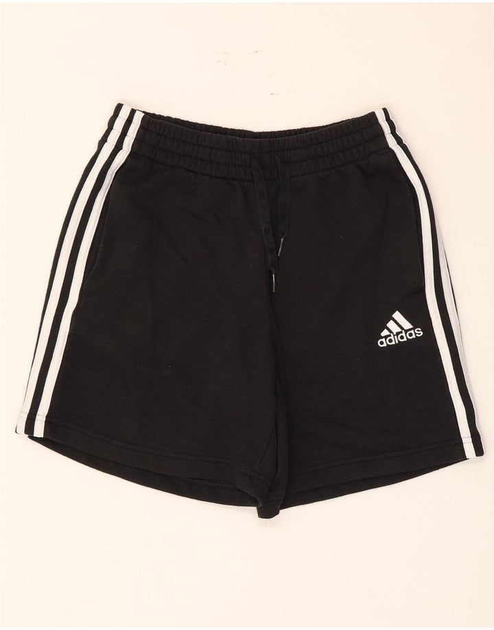 Adidas Mens Sport Shorts Pequeno Algodão Preto