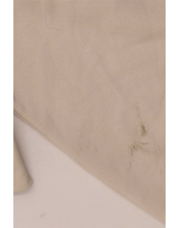 Adidas feminino oversized moletom jumper reino unido 8/10 pequeno bege algodão