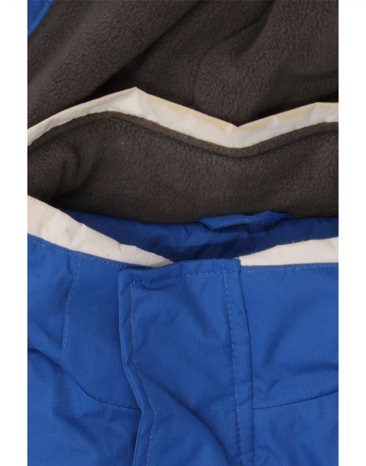 Jaqueta corta-vento masculina Mountain Warehouse Reino Unido 38 bloco colorido azul médio