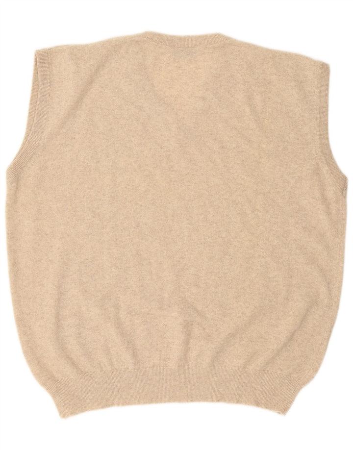 ENARA MAGLIE Mens Colete Regata XL Lã Bege