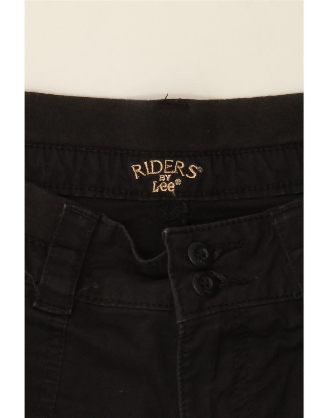 LEE Womens Cargo Capri Trousers US 14 XL W36 L20  Black Cotton Vintage Lee and Second-Hand Lee from Messina Hembry 