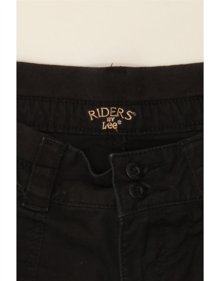 LEE Womens Cargo Capri Trousers US 14 XL W36 L20  Black Cotton Vintage Lee and Second-Hand Lee from Messina Hembry 