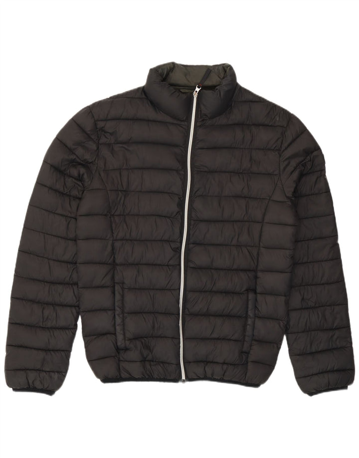 Jaqueta acolchoada masculina 883 Police UK 38 nylon preto médio