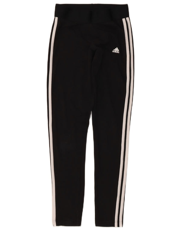 Leggings Adidas Femininas UK 8/10 Pequenas Pretas