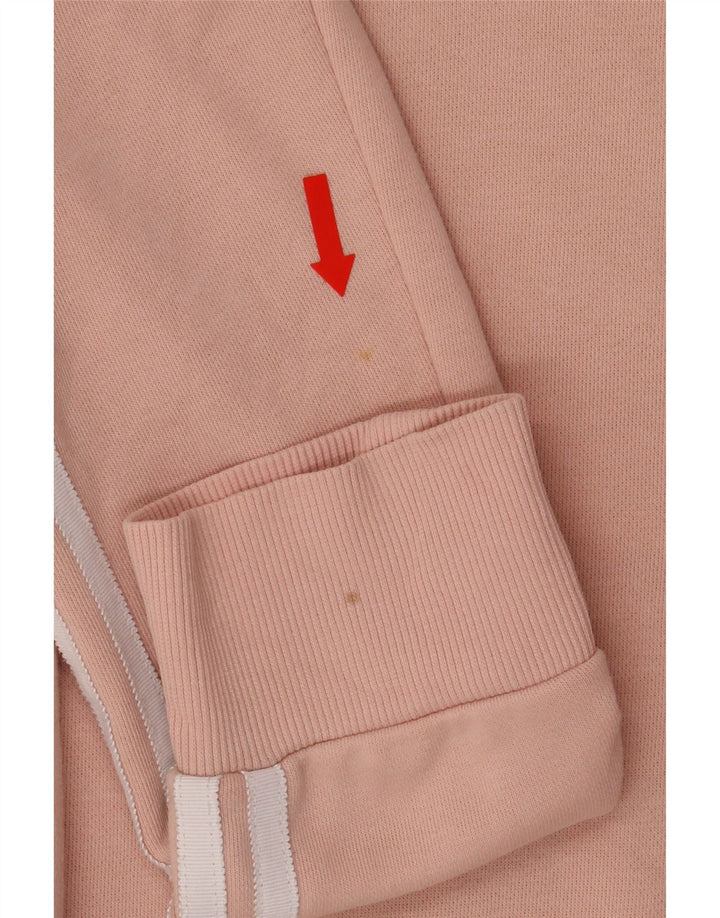 ADIDAS Womens Oversized Sweatshirt Jumper UK 6 XS Pink Cotton Vintage Adidas and Second-Hand Adidas from Messina Hembry 