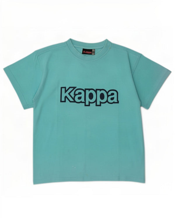 Top Kappa Boys Graphic T-Shirt 8-9 Anos Azul Médio