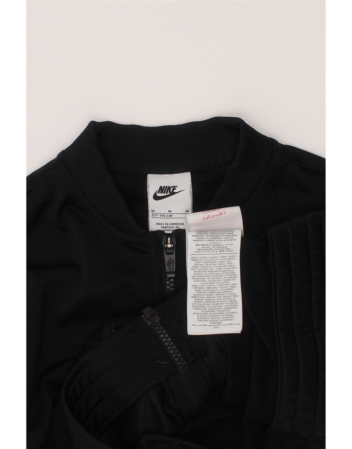 Jaqueta Nike Girls Tracksuit Top 10-11 Anos Médio Preto Colorblock