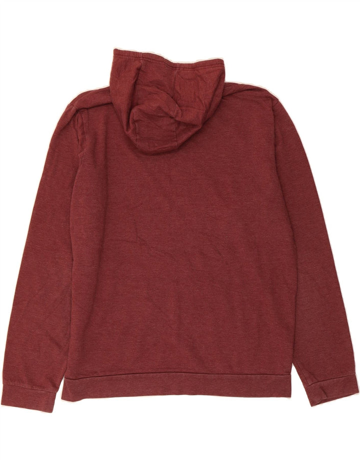 EDDIE BAUER Mens Graphic Hoodie Jumper Large Red Cotton Vintage Eddie Bauer and Second-Hand Eddie Bauer from Messina Hembry 