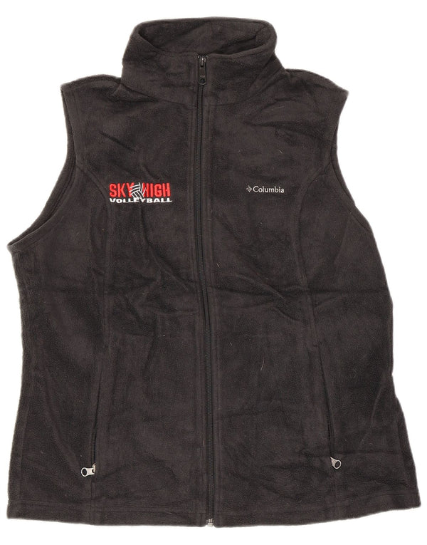 Columbia Mens Graphic Fleece Gilet UK 40 Grande Poliéster Preto