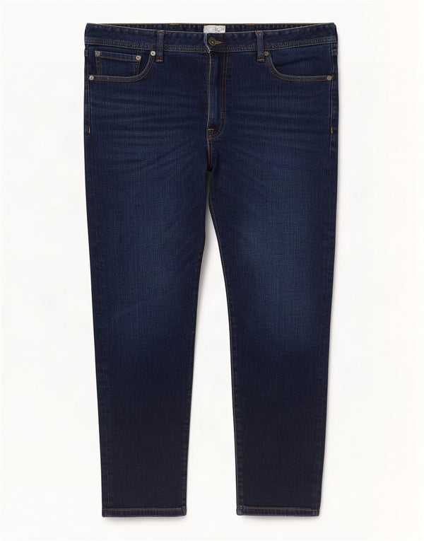 Marks & Spencer Mens Slim Jeans W40 L29 Azul Marinho Algodão