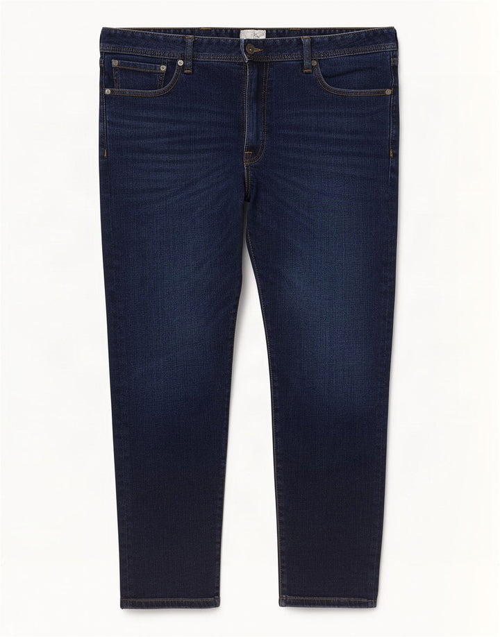 Marks & Spencer Mens Slim Jeans W40 L29 Azul Marinho Algodão