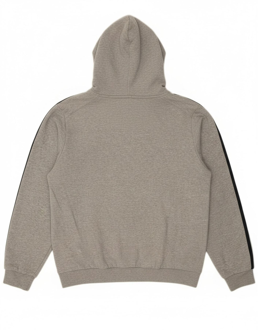 Adidas Mens Hoodie Jumper Médio Cinza Algodão Flecked