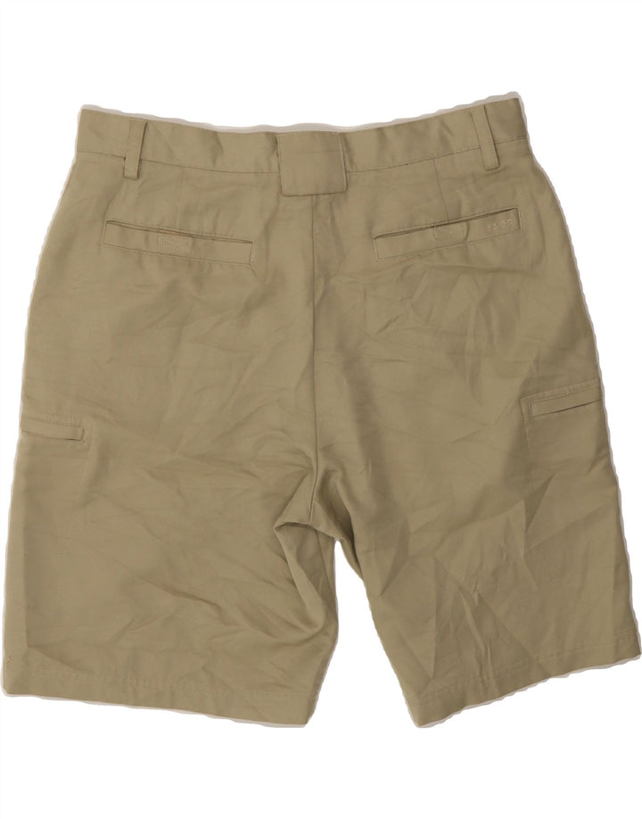 IZOD Mens Cargo Shorts W34 Large  Beige Polyester Vintage Izod and Second-Hand Izod from Messina Hembry 