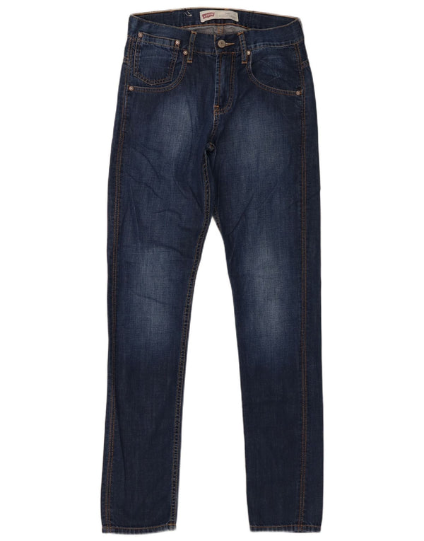 Jeans Levi's Boys 508 Regular Tapered 15-16 Anos W28 L31 Azul Marinho Algodão