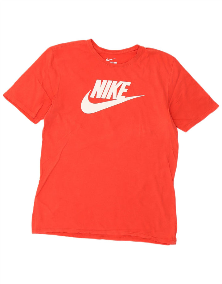Camiseta Nike Masculina Athletic Cut Graphic Top Grande Algodão Vermelho