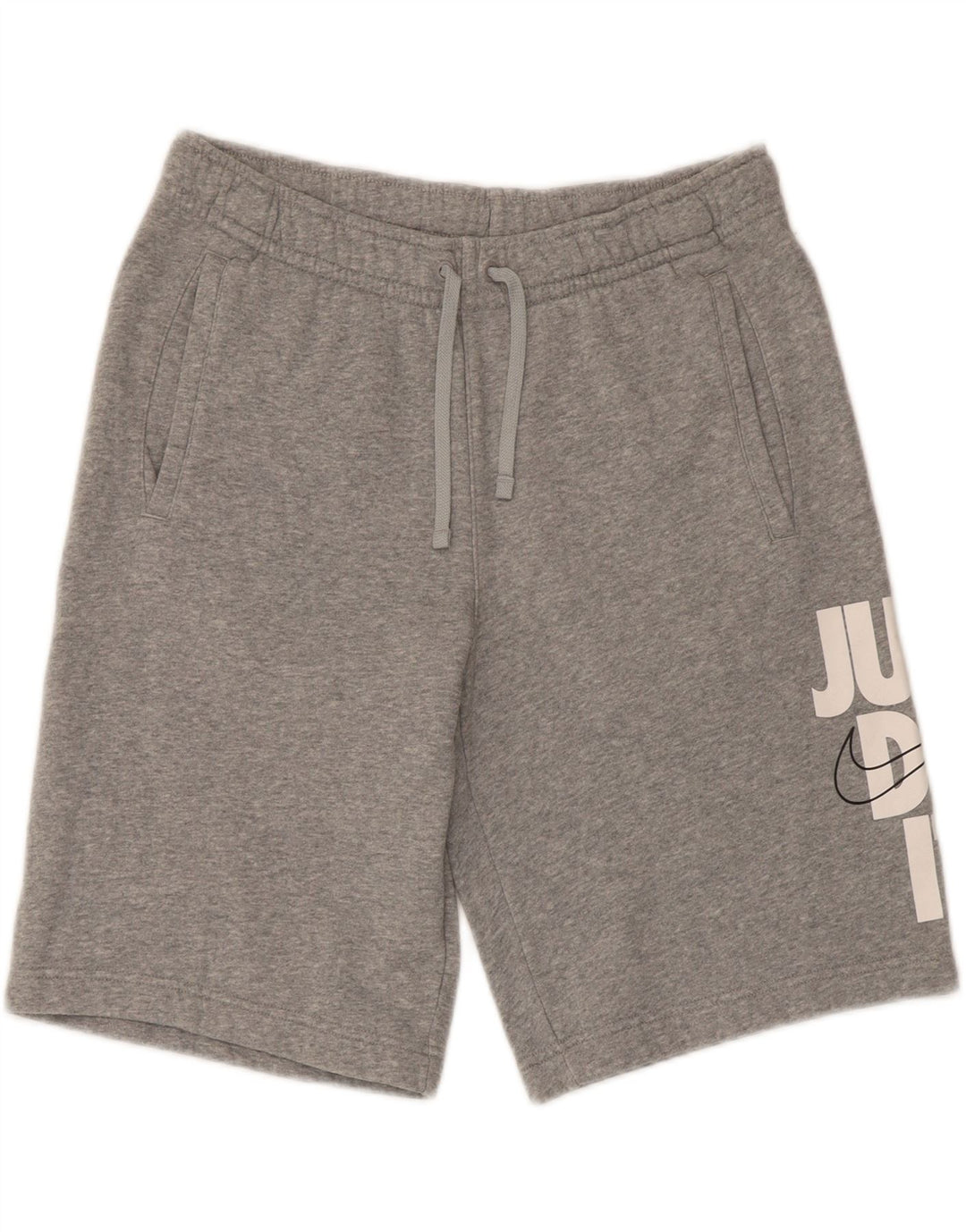 Shorts esportivos gráficos masculinos Nike cinza médio manchado
