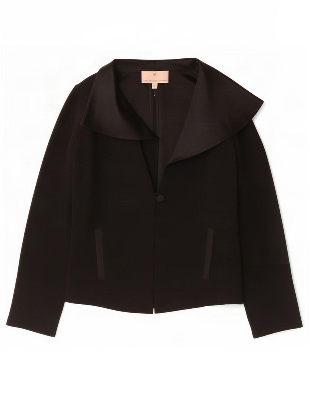 Fenn Wright Manson jaqueta blazer feminina de 1 botão Reino Unido 10 pequena preta