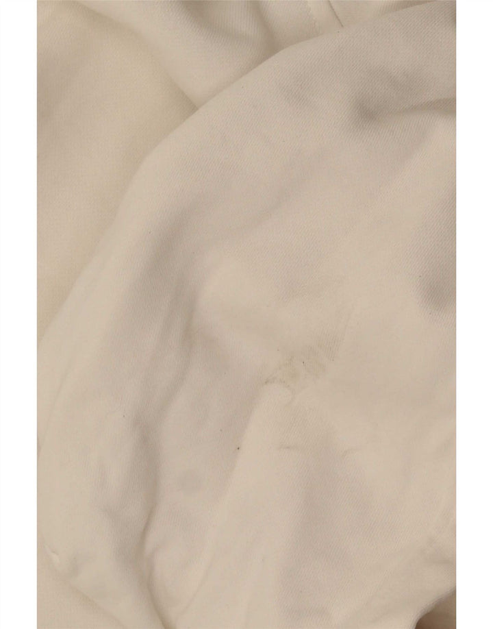 Jumper com capuz gráfico masculino Champion grande branco