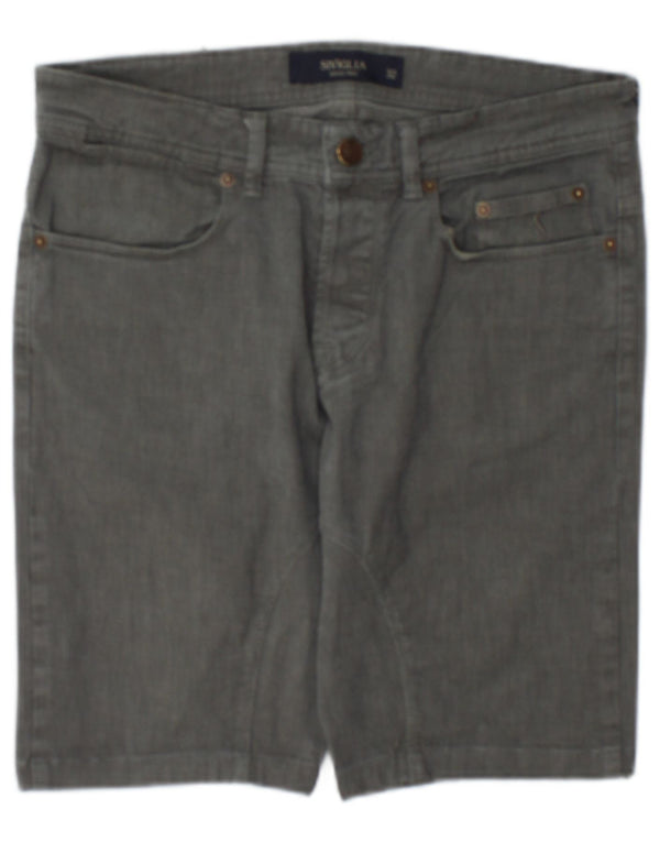 Shorts casual masculino SIVIGLIA W32 algodão cinza médio