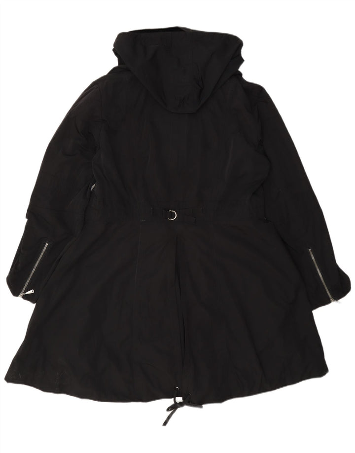 Jaqueta parka feminina FUCHS & SCHMITT com capuz Reino Unido 12 médio preto