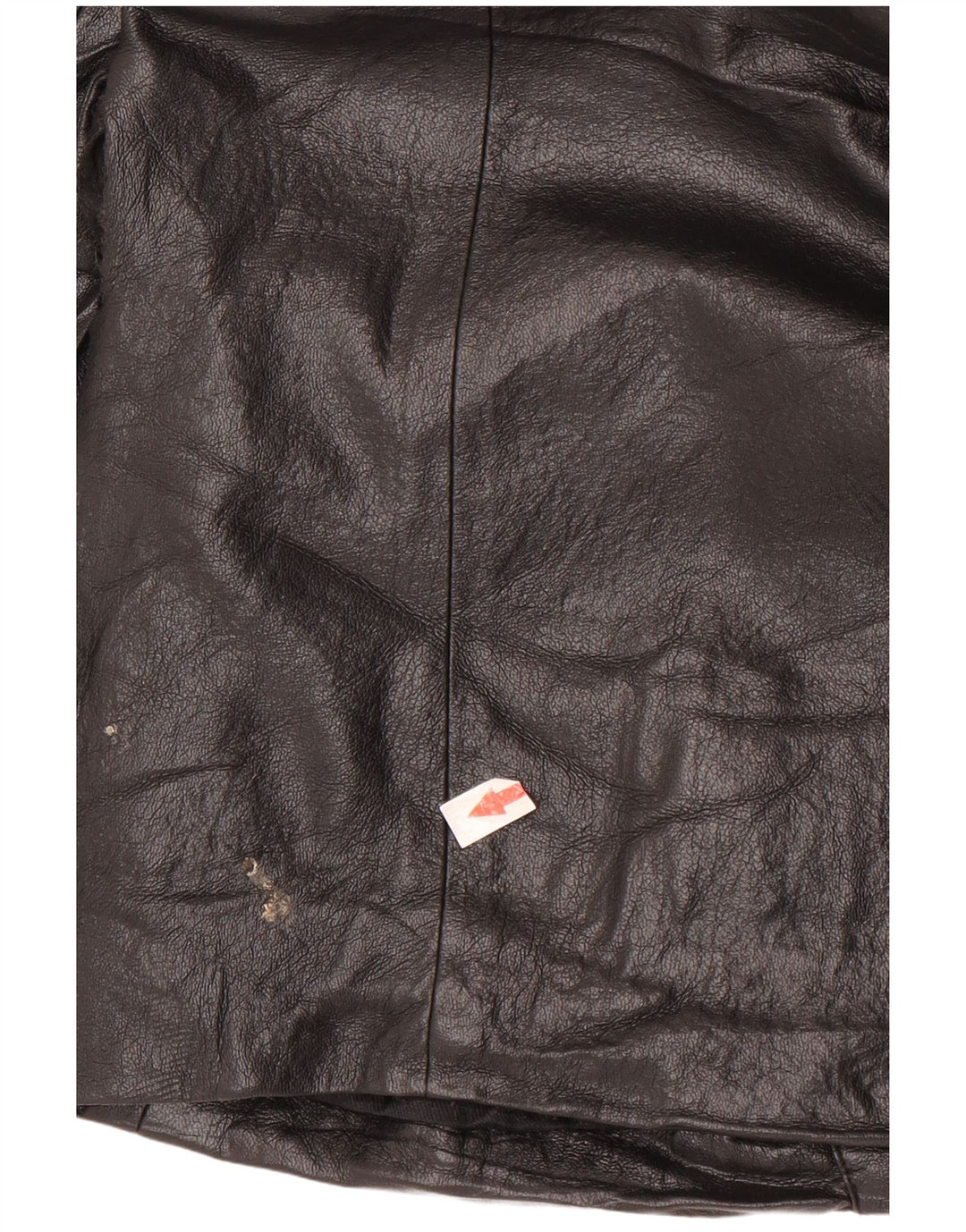 Jaqueta blazer feminina Zara com 1 botão de couro sintético Reino Unido 14 médio preto