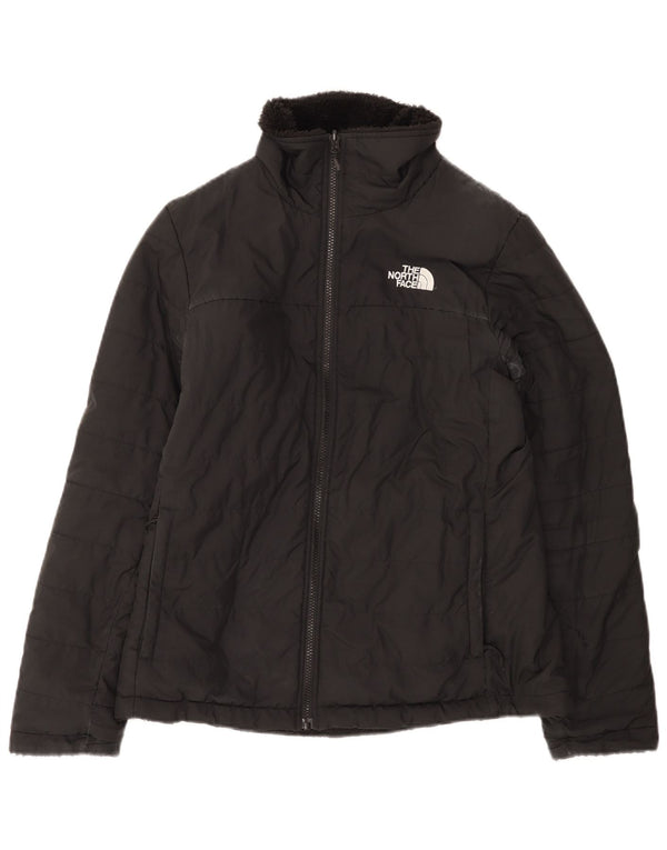 Jaqueta acolchoada reversível feminina The North Face UK 14 poliéster preto médio