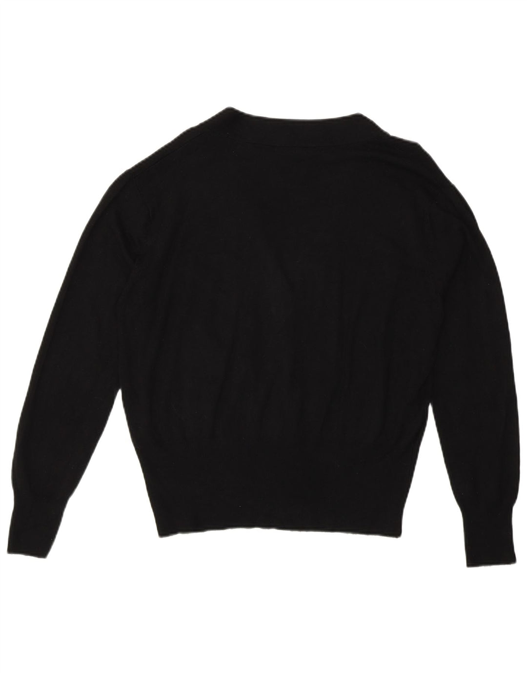 Suéter cardigã feminino Zara Reino Unido 14 viscose preta média