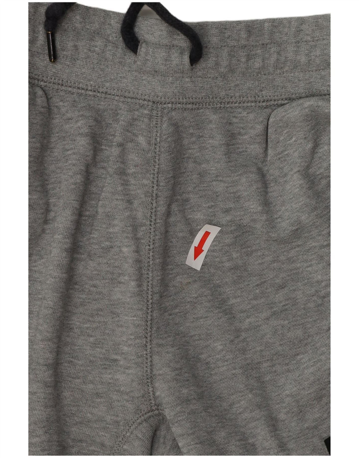 Calça de treino masculina NIKE com estampa gráfica cinza médio algodão