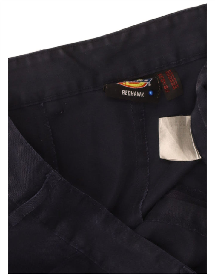 Calça Dickies Mens Redhawk Straight Cargo W42 L33 Poliéster Azul Marinho